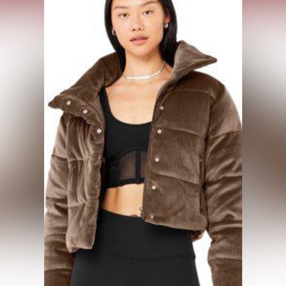 ALO Ribbed Gold Rush Puffer